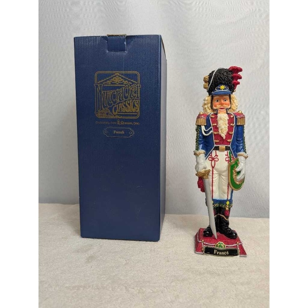 Roman Inc‎ Nutcracker Classics French Soldier 9.5" Porcelain Figurine